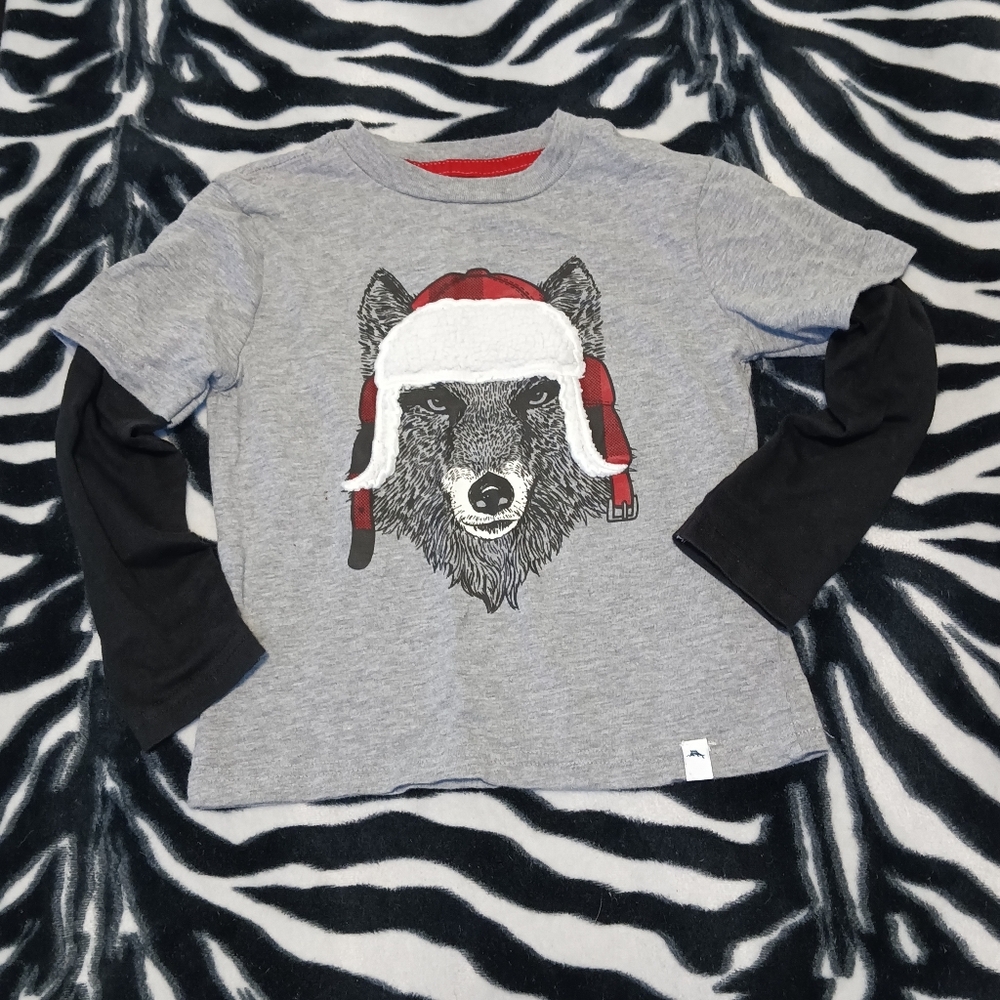 Long Sleeve Tommy Bahama Winter Wolf Shirt